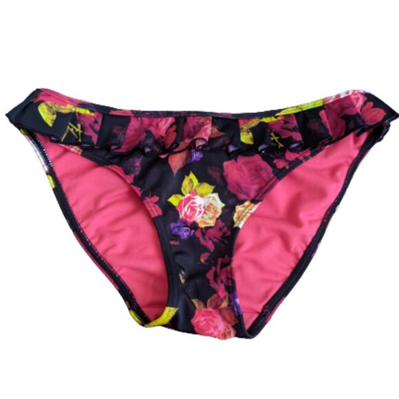 Ted Baker Floral Ruffled Bikini Bottoms M - Picture 1 of 7